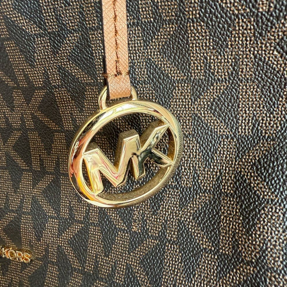 Michael Kors Signature Brown and Tan Tote - Picture 2 of 15